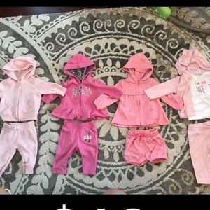 0-3 & 3 month Jacket and pants sets